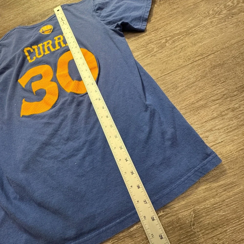 Adidas Stephen Curry Golden State Warriors Shirt Adult Medium Blue Logo Tee‎